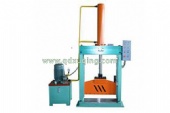 Vertical rubber cutter