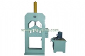 Vertical rubber cutter